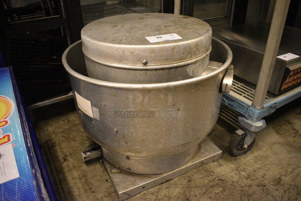 NICE! Metal Commercial Rooftop Mushroom Exhaust Fan. 115 Volts, 1 Phase, 1/4 HP. 24x24x24 - Image 2 of 6