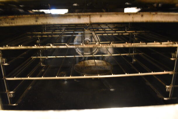 GREAT! Southbend Stainless Steel Commercial Gas Powered 6 Burner Range w/ Lower CONVECTION Oven on Commercial Casters. 36x41x44 - Image 7 of 8