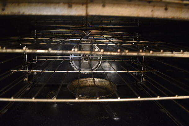 GREAT! Southbend Stainless Steel Commercial Gas Powered 6 Burner Range w/ Lower CONVECTION Oven on Commercial Casters. 36x41x44 - Image 8 of 8