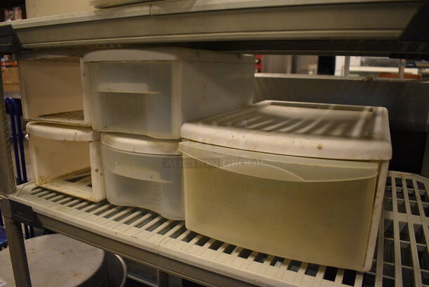 ALL ONE MONEY! Lot of Various Poly Bins and Black Unit! - Image 3 of 3