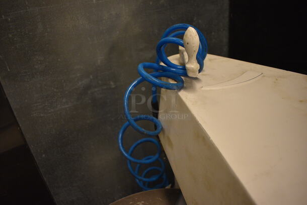 AMAZING! Doughpro Model DP1300 Metal Commercial Countertop Dough Press on Stainless Steel Equipment Stand w/ Commercial Casters. 120 Volts, 1 Phase. 19x23x26, 21x25x27. Tested and Working! - Image 7 of 11