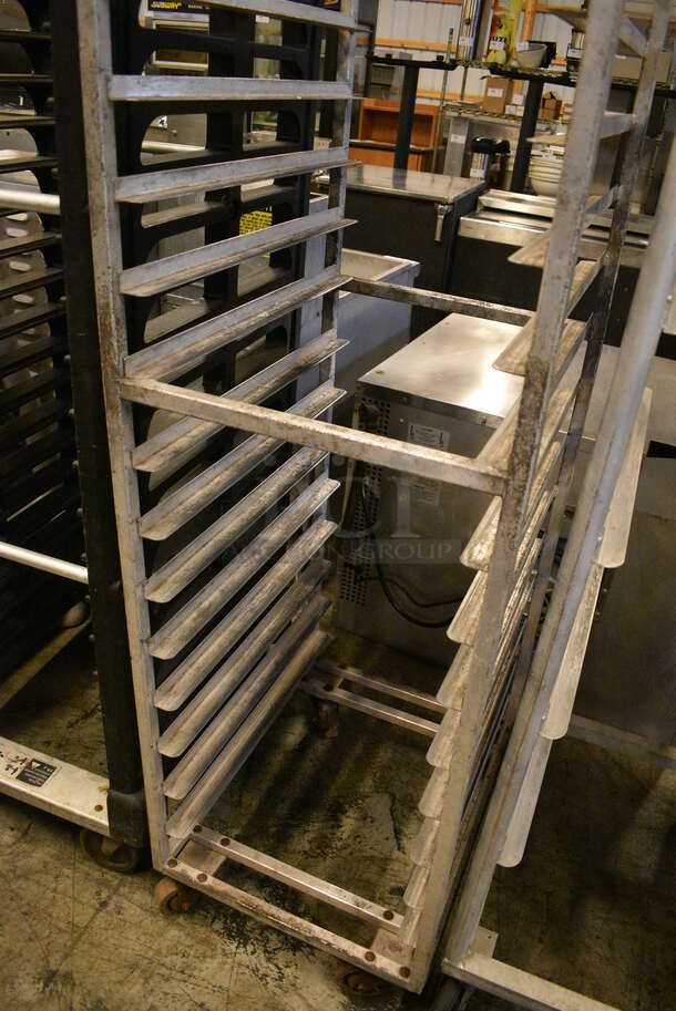 Metal Commercial Pan Transport Rack on Commercial Casters. 20.5x26x70 - Image 3 of 3