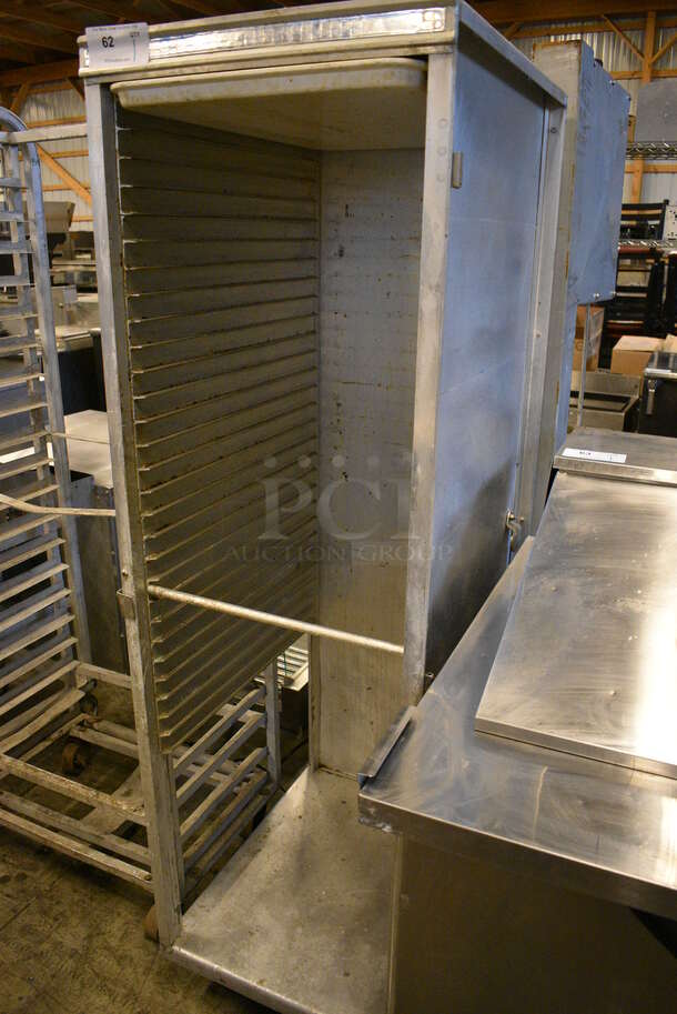 Metal Commercial Pan Transport Rack on Commercial Casters. 20.5x26x70 - Image 2 of 5