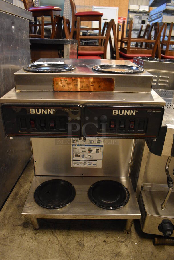 NICE! Bunn CW Series Stainless Steel Commercial Countertop 4 Burner Coffee Machine. 16x18x24 - Image 2 of 6