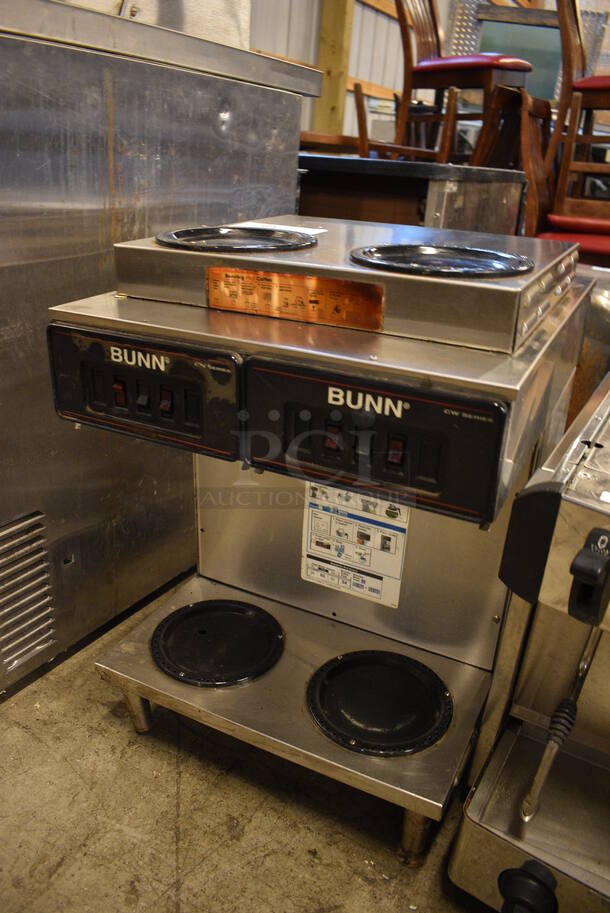 NICE! Bunn CW Series Stainless Steel Commercial Countertop 4 Burner Coffee Machine. 16x18x24 - Image 3 of 6