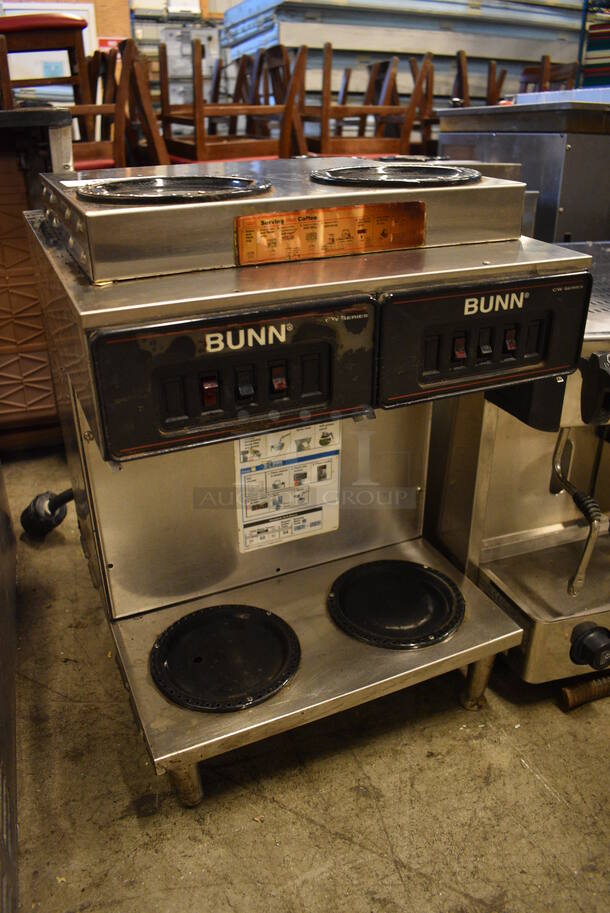 NICE! Bunn CW Series Stainless Steel Commercial Countertop 4 Burner Coffee Machine. 16x18x24 - Image 4 of 6