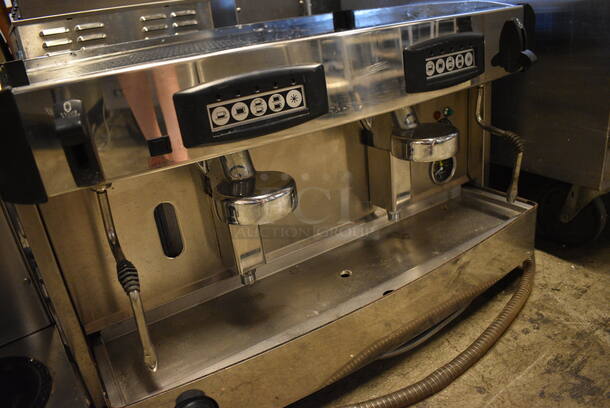 SWEET! Stainless Steel Commercial Countertop 2 Group Espresso Machine w/ 2 Steam Wands. 29x20x18 - Image 4 of 5