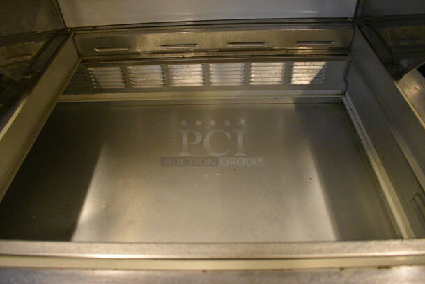 NICE! Beverage Air Model SP60-24M Stainless Steel Commercial Salad Sandwich Prep Table Bain Marie Mega Top on Commercial Casters. 115 Volts, 1 Phase. 60x37x47. Tested and Powers On But Does Not Get Cold - Image 5 of 8