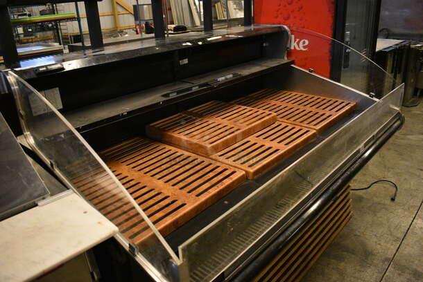 NICE! CSC Worldwide Model UBRSS4873S4-02 Metal Floor Style Display Case Grab N Go Merchandiser. 120 Volts, 1 Phase. 74x49x48. Cannot Test Due To Plug Style - Image 2 of 6