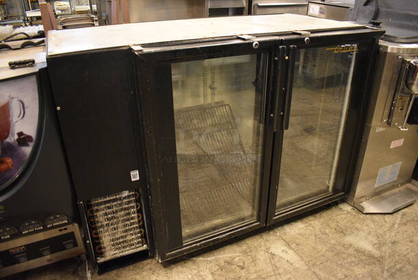 WOW! 2010 True Model TBB-24GAL-48G Metal Commercial 2 Door Back Bar Cooler Merchandiser. 115 Volts, 1 Phase. 48x25x34. Tested and Working! - Image 3 of 5