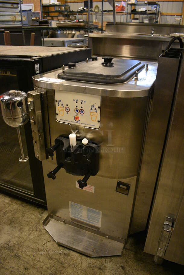 BEAUTIFUL! 2010 Taylor Model C707-27 Stainless Steel Commercial Countertop Air Cooled Single Flavor Soft Serve Ice Cream Machine w/ Drink Mixing Attachment. 208-230 Volts, 1 Phase. 21x34x36 - Image 2 of 7