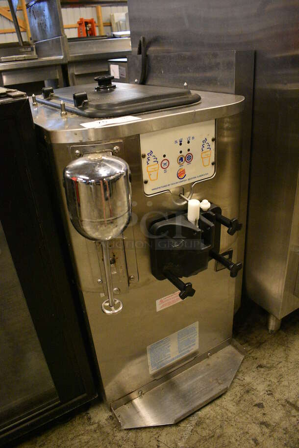 BEAUTIFUL! 2010 Taylor Model C707-27 Stainless Steel Commercial Countertop Air Cooled Single Flavor Soft Serve Ice Cream Machine w/ Drink Mixing Attachment. 208-230 Volts, 1 Phase. 21x34x36 - Image 3 of 7