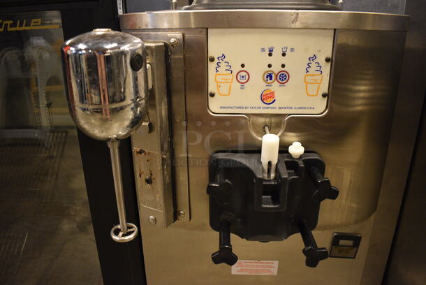 BEAUTIFUL! 2010 Taylor Model C707-27 Stainless Steel Commercial Countertop Air Cooled Single Flavor Soft Serve Ice Cream Machine w/ Drink Mixing Attachment. 208-230 Volts, 1 Phase. 21x34x36 - Image 4 of 7