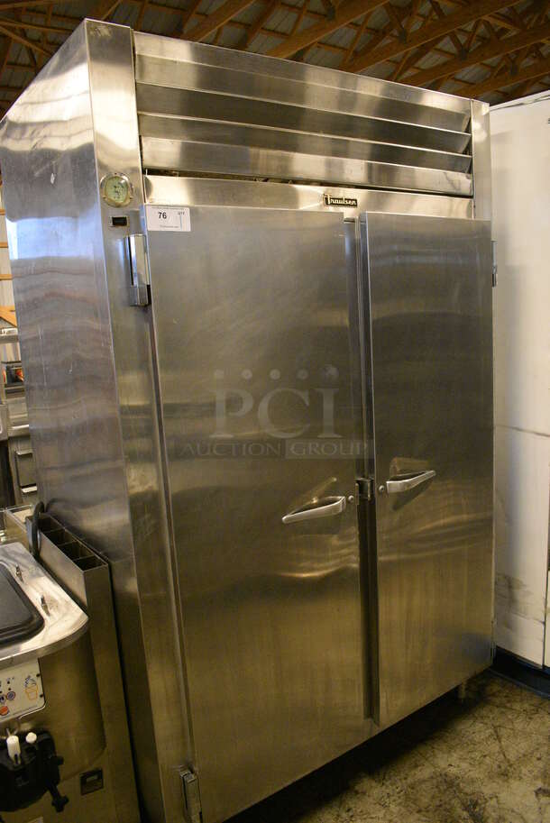 GREAT! Traulsen Stainless Steel Commercial 2 Door Reach In Cooler. 52x35x83. Tested and Powers On But Does Not Get Cold - Image 2 of 6