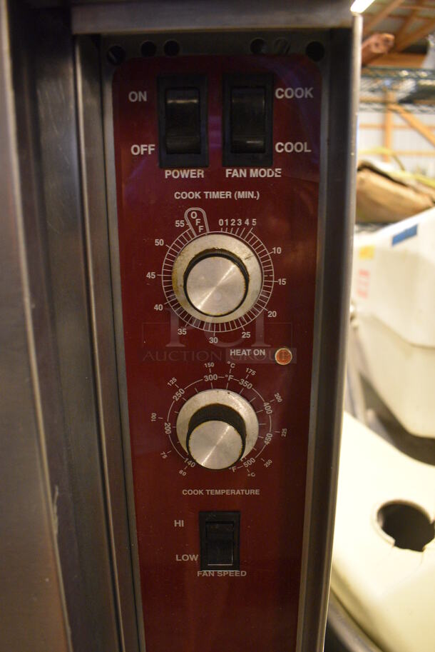 GORGEOUS! Southbend Stainless Steel Commercial Electric Powered Full Size Convection Oven w/ View Through Doors, Metal Oven Racks and Thermostatic Controls on Metal Legs. 38x37x52 - Image 4 of 7