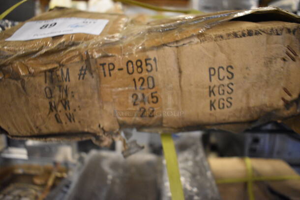 ALL ONE MONEY! Lot of IN ORIGINAL BOX TP-851 Metal Bullet Feet for Table Leg. 1.5x1.5x3 - Image 3 of 3