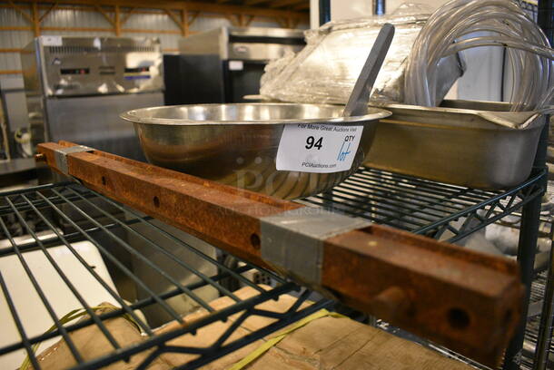 ALL ONE MONEY! Lot of Various Metal Pieces Including Bowl! - Image 2 of 3