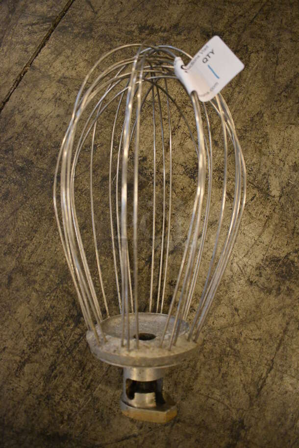 Metal Commercial 30 Quart Whisk Attachment for Hobart Mixer. 9x9x16 - Image 2 of 3