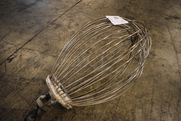 Metal Commercial 60 Quart Whisk Attachment for Hobart Mixer. 11x11x19 - Image 1 of 4