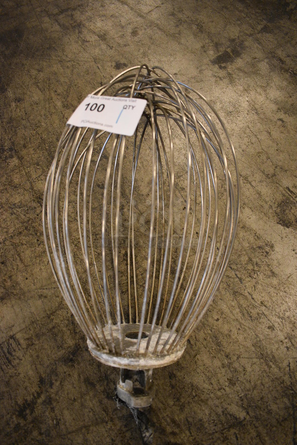 Metal Commercial 60 Quart Whisk Attachment for Hobart Mixer. 11x11x19 - Image 2 of 4