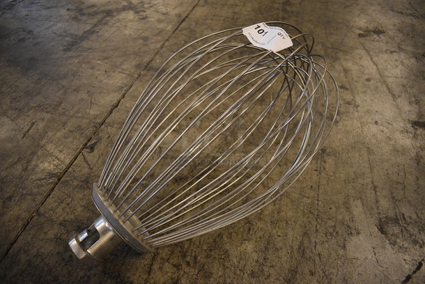 Metal Commercial 140 Quart Whisk Attachment for Hobart Mixer. 13x13x24