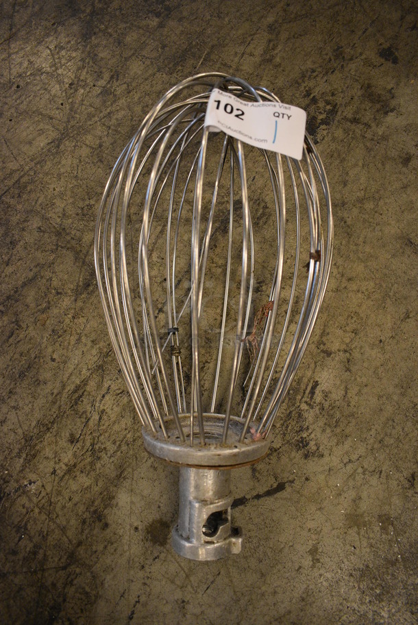 Metal Commercial 40 Quart Whisk Attachment for Hobart Mixer. 8x8x20 - Image 2 of 3