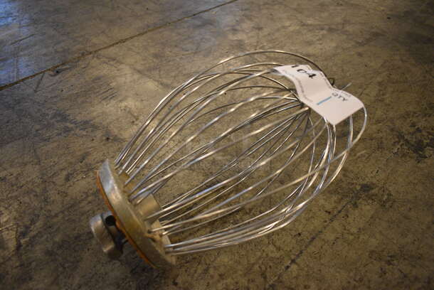 Metal Commercial 20 Quart Whisk Attachment for Hobart Mixer. 7x7x14