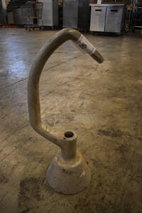 Hobart VMLH40 Metal Commercial 40 Quart Dough Hook Attachment for Mixer. 7x6x19
