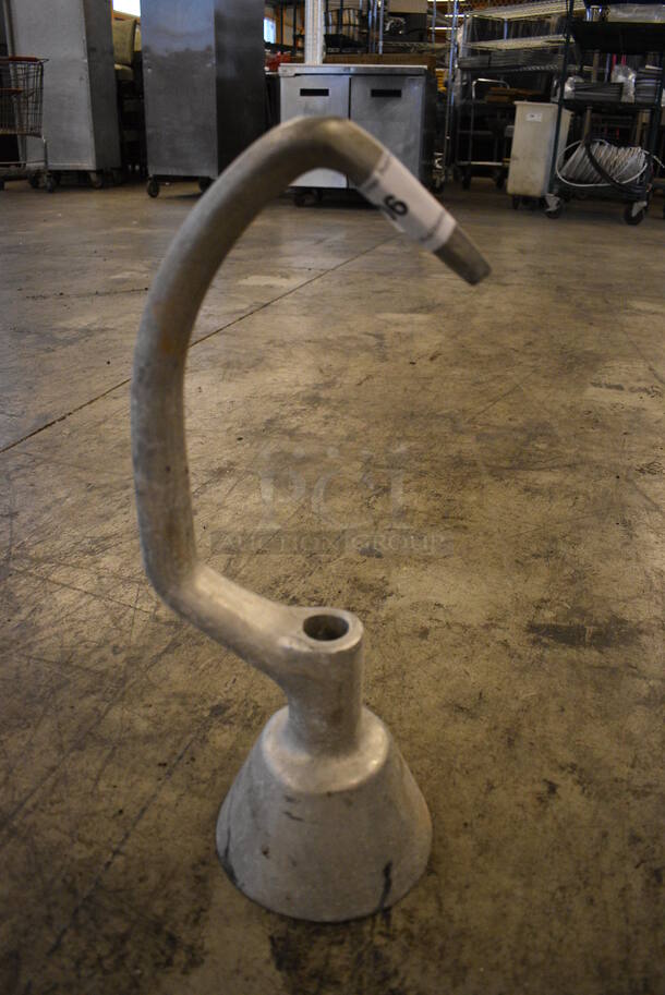 Hobart VMLH40E Metal Commercial 40 Quart Dough Hook Attachment for Mixer. 7x6x19 - Image 1 of 4