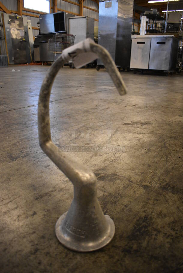 Metal Commercial Dough Hook Attachment for Hobart Mixer. 7x4x14 - Image 2 of 5