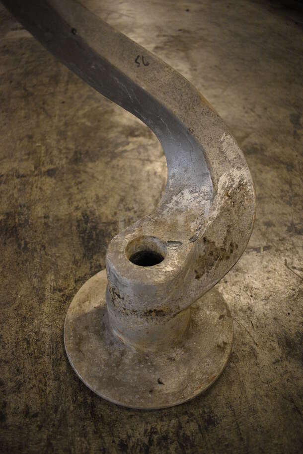 Metal Commercial Dough Hook Attachment for Hobart Mixer. 9x9x19 - Image 2 of 4