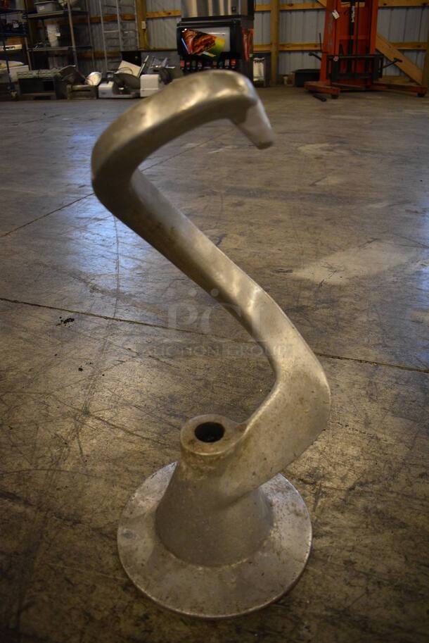Metal Commercial 80 Quart Dough Hook Attachment for Hobart Mixer. 10x10x21 - Image 2 of 5