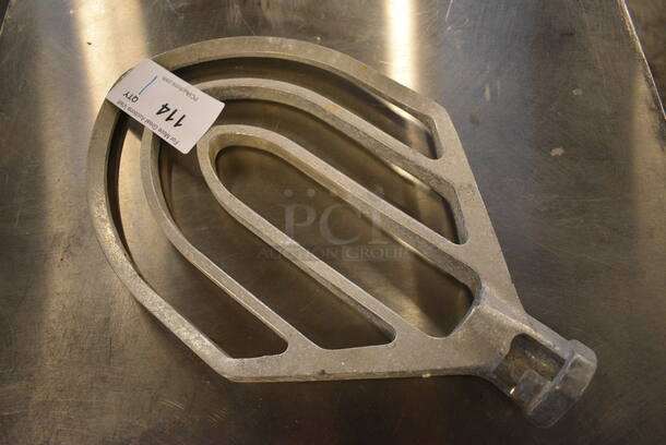 Metal Commercial 30 Quart Paddle Attachment for Hobart Mixer. 10x3x17