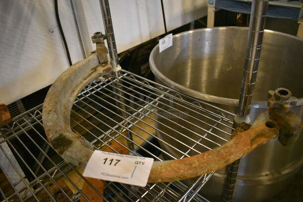 Metal Commercial Bowl Adapter for Hobart Mixer. 23x13x5 - Image 2 of 4