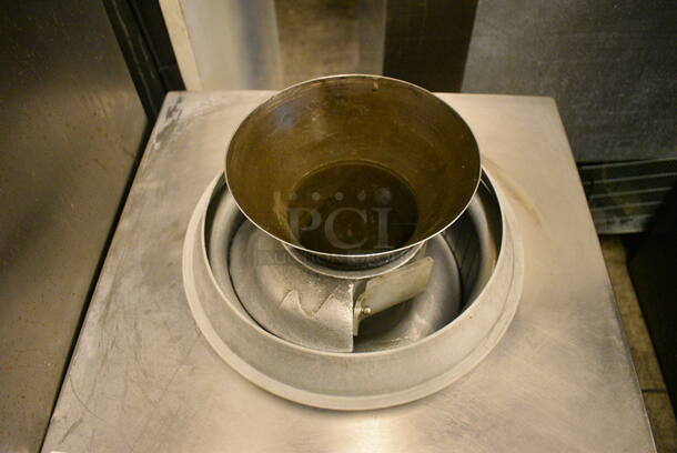 GORGEOUS! Round O Matic Model R-900 Stainless Steel Commercial Floor Style Electric Powered Dough Rounder on Commercial Casters. 120 Volts, 1 Phase. 24x24x44. Tested and Working! - Image 3 of 7