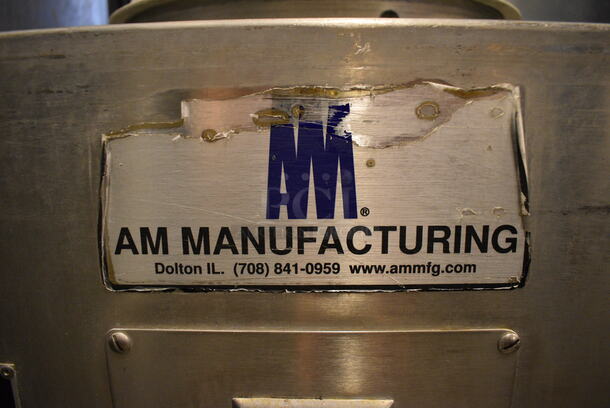 GORGEOUS! Round O Matic Model R-900 Stainless Steel Commercial Floor Style Electric Powered Dough Rounder on Commercial Casters. 120 Volts, 1 Phase. 24x24x44. Tested and Working! - Image 5 of 7