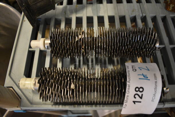ALL ONE MONEY! Lot of 2 Metal Commercial Meat Tenderizer Blades. 9.5x2.5x2.5 - Image 4 of 4
