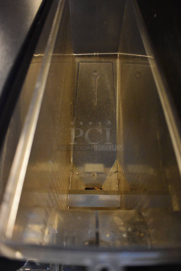 NICE! 2011 Bunn Model MHG Metal Commercial Countertop 2 Hopper Coffee Bean Grinder. 120 Volts, 1 Phase. 9x16x30. Tested and Working! - Image 5 of 6