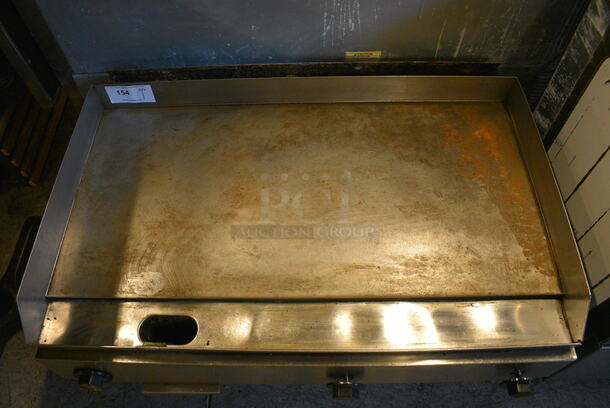 NICE! Stainless Steel Commercial Countertop Gas Powered Flat Top Griddle. 36x24x18 - Image 4 of 5