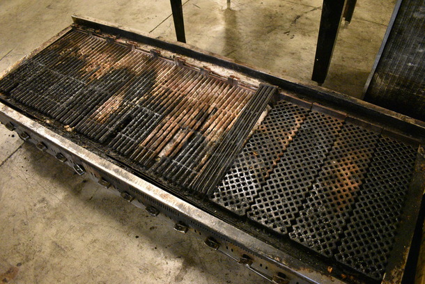 NICE! Stainless Steel Commercial Countertop Gas Powered Charbroiler Grill. 72x28x14 - Image 4 of 7