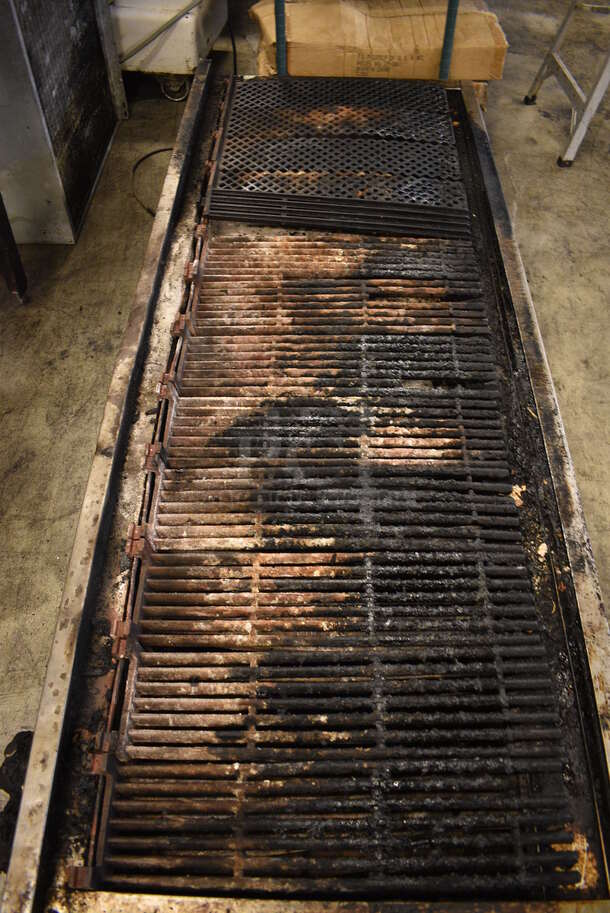 NICE! Stainless Steel Commercial Countertop Gas Powered Charbroiler Grill. 72x28x14 - Image 6 of 7