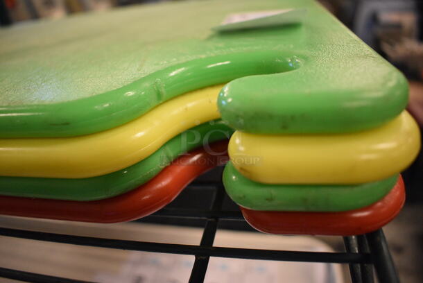 4 Cutting Boards; Red, Yellow and 2 Green. 18x24x0.5. 4 Times Your Bid! - Image 2 of 3