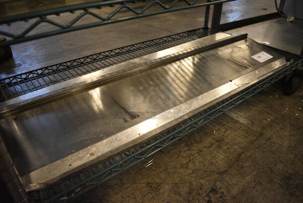 Metal Lid. Comes In 2 Pieces. 42x15x2 - Image 1 of 2