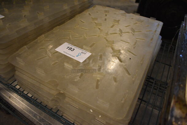 8 Clear Poly Straining Inserts. 14x22x0.5. 8 Times Your Bid! - Image 2 of 2