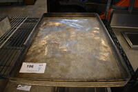 10 Metal Full Size Baking Pans. 18x26x1. 10 Times Your Bid!
