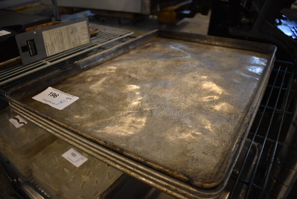 10 Metal Full Size Baking Pans. 18x26x1. 10 Times Your Bid! - Image 2 of 2