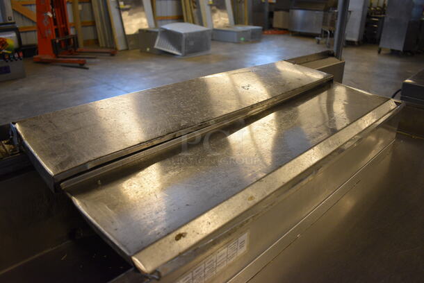Stainless Steel Commercial Pizza Prep Table w/ 6 Drawers, Steam Well and Overshelf. 90x38x59. Does Not Come w/ Remote Compressor - Image 3 of 8