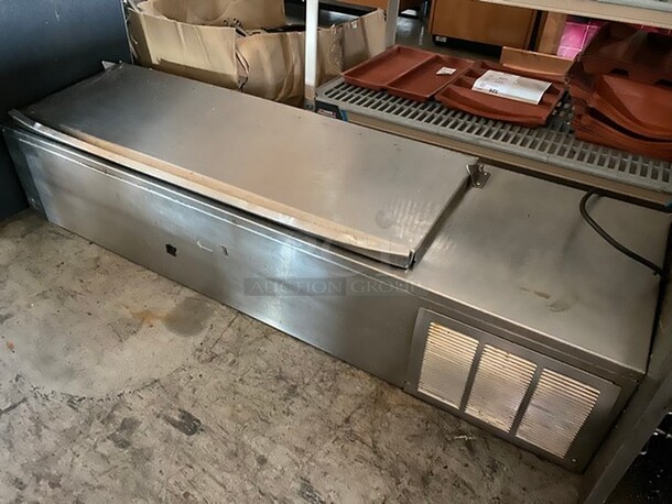 NICE! 2013 Delfield Model CTP8150-NS Stainless Steel Commercial Countertop Fountainette. 115 Volts, 1 Phase. 60x17x12. Tested and Working!