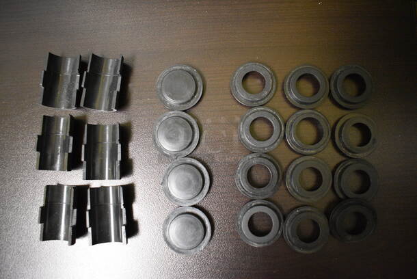 ALL ONE MONEY! Lot of Black Poly Pieces Including Metro Clips!