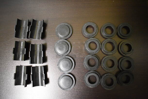 ALL ONE MONEY! Lot of Black Poly Pieces Including Metro Clips! - Image 1 of 4